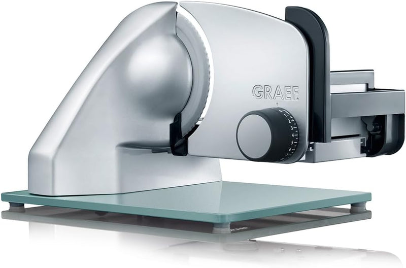 GRAEF Classic C 20 Electric 170W Glass.Metal.Plastic Black.Silver slicer Classic C 20. Glass. Metal. Plastic. Black. Silver. 305 mm. 390 mm. 250 mm. 7.9 kg