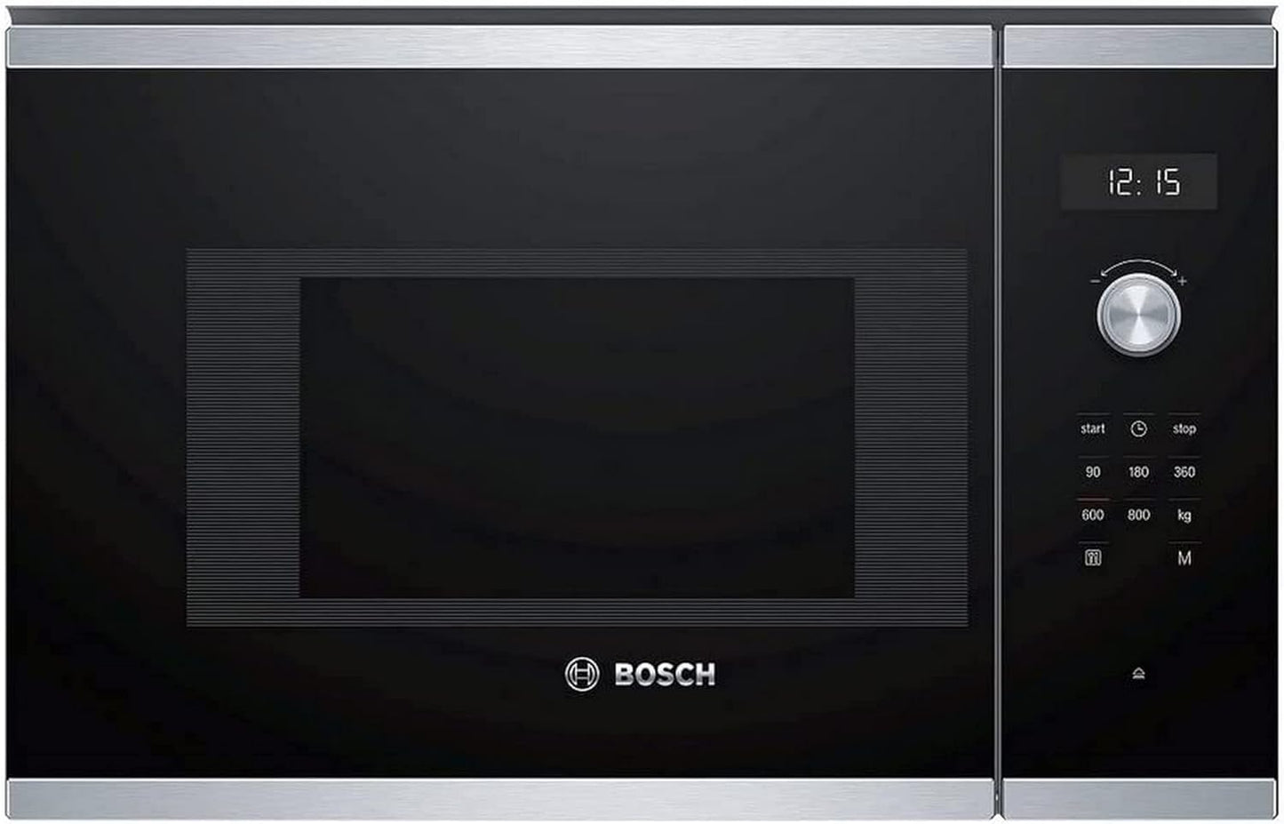 Bosch BFL524MS0 Series 6 Built-In Microwave / 900 W / 20 L / Turntable 25.5 cm / Left Door Hinge / Stainless Steel / AutoPilot 7 / Electronic Door Opening