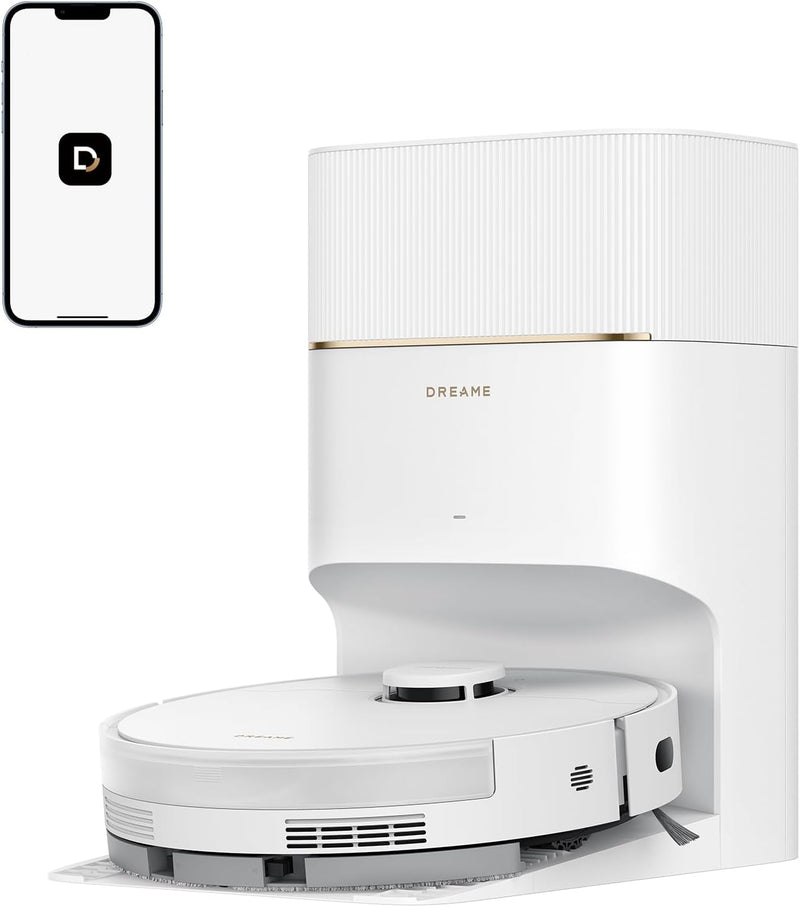 dreame D20 Pro Plus Saugroboter. 13.000 Pa Saugkraft. DuoBrush für Tierhaare. Eckenrein. Selbstentl. Hindernisverm. m. LDS-Navigation & Laser. saugt und wischt. Hartböden & Teppiche. 5.200 mAh Akku
