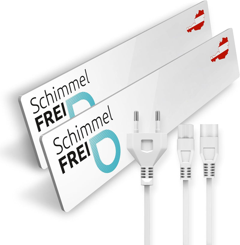 ELIAS Schimmel Dry - Schimmelentferner Wand & Bad -ohne Chemie für immer Schimmelfrei - Die Alternative zum Schimmelspray und zur Schimmelfarbe innen Weiß (2. 1 stück (2er Pack))